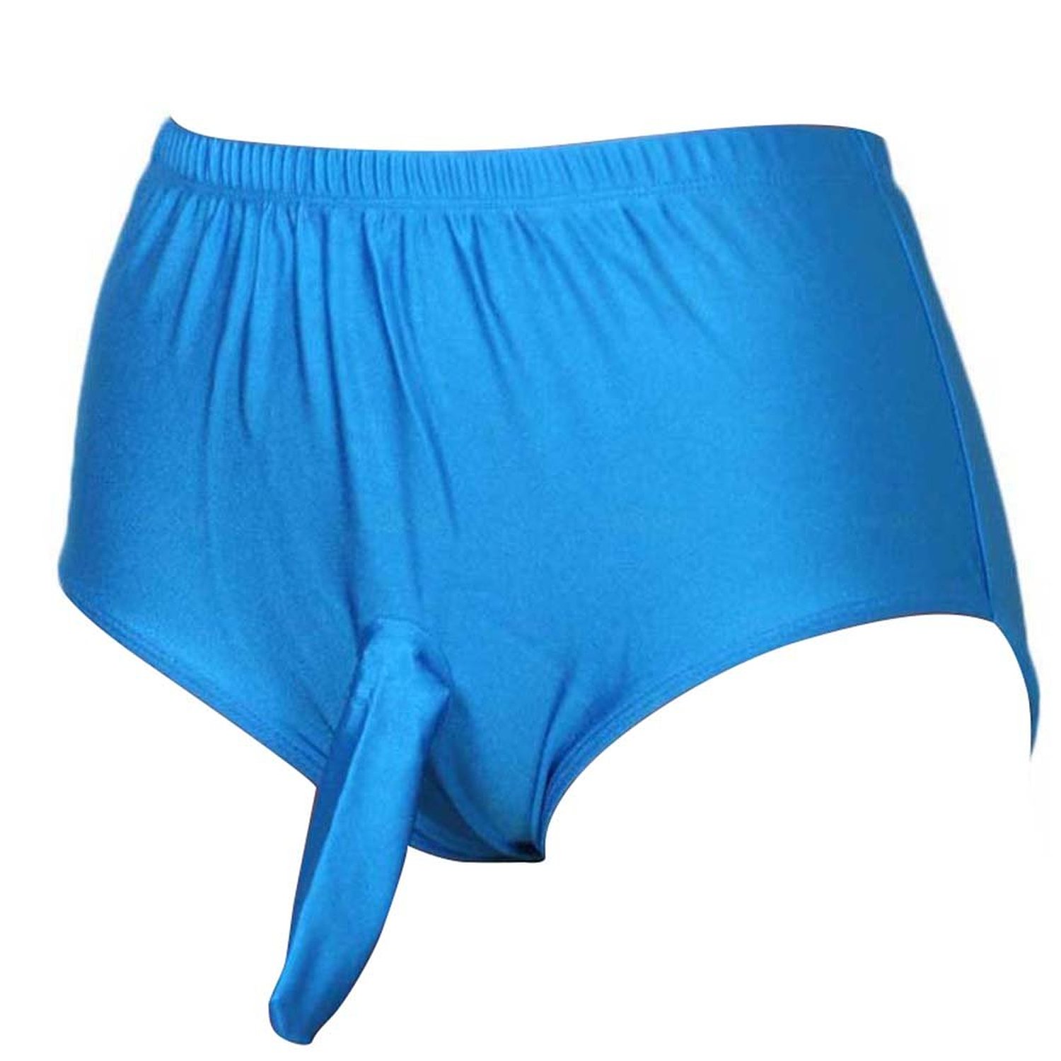 Blue Male Sexy Panties With Penis